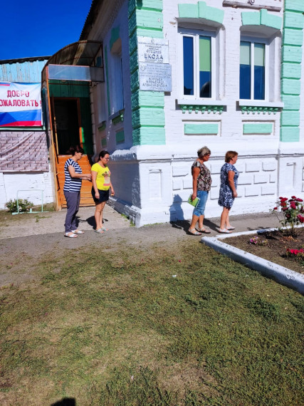 Эвакуация в школе.