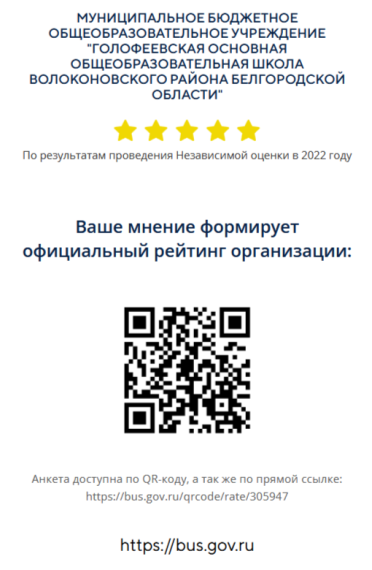 Ваше мнение формирует официальный рейтинг организации:.